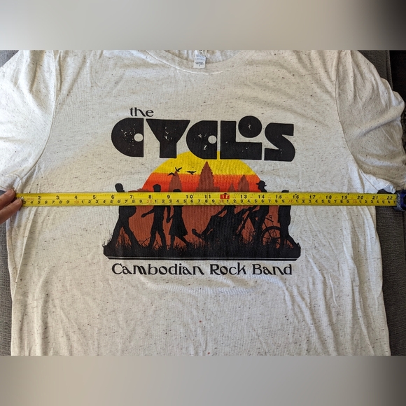 Bella Canvas Brand Cyclos Cambodian Rock Band T-Shirt Off-Broadway Show - Size L - Picture 3 of 4
